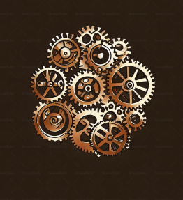 Steampunk Zahnräder